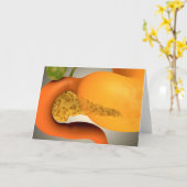 人間の膵臓および胃の概念的なイメージ カード (黄色い花)