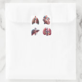 人間の臓器4パックシール スクエアシール (バッグ)