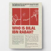 人間の自由のポスターに関する生活の教訓 フォトプラーク (正面)