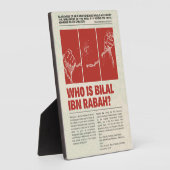 人間の自由のポスターに関する生活の教訓 フォトプラーク (側面)