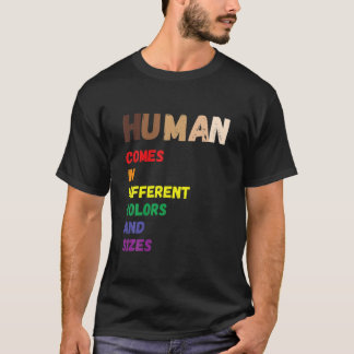 人間の色はLGBTの平等ブラックPを変える Tシャツ