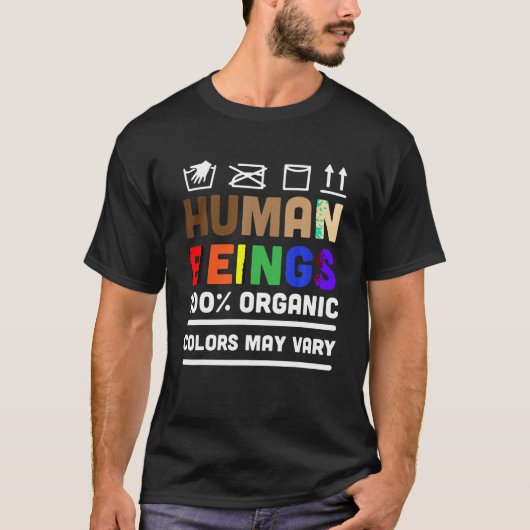 人間の色はTシャツで変わる場合がある Tシャツ (正面)