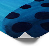 人間の芸術絵画プリントのモダンポートレート ポスター (角)