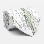 人間の解剖学の医学の図表のノベルティ ネクタイ (ロール)