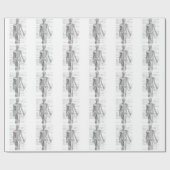 人間の解剖学の図表 ラッピングペーパー (フラット)