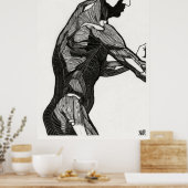 人間の解剖学4 ポスター (キッチン)