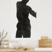 人間の解剖学 ポスター (キッチン)