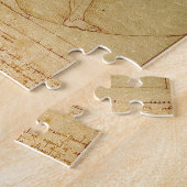 人間の解剖学、レオナルド・ダ・ヴィンチ著Vitruvianの人 ジグソーパズル (側面)