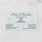 人間の解剖学：ヴィトルヴィアン・マン(レオナルド・ダ・ヴィンチ) 名刺 (正面)