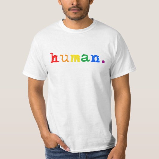 人間の誇り Tシャツ (正面)