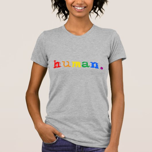 人間の誇り Tシャツ (正面)
