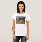 人間の赤い帆島 Tシャツ (正面フル)