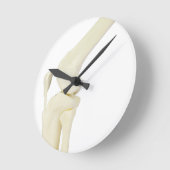 人間の足の膝関節モデル ラウンド壁時計 (傾斜)
