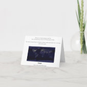 人間の足跡 カード (裏面)