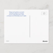 人間の足跡 ポストカード (裏面)