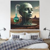 人間の進化の錬金術 キャンバスプリント (インサイチュ (寝室))
