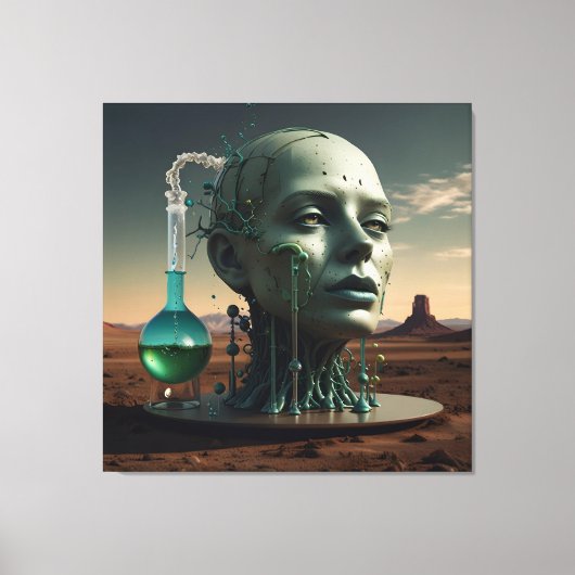 人間の進化の錬金術 キャンバスプリント (正面)