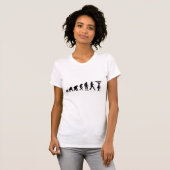 人間の進化: ナースのTシャツ Tシャツ (正面フル)