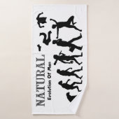 人間の進化 バスタオル (バスタオル)