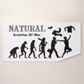 人間の進化 バスタオル (バスタオル)