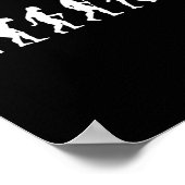 人間の進化，バドミントンのプレーヤーバージョン ポスター (角)