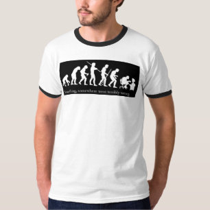人間の進化 Tシャツ