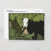 人間の過ちを犯す事は牛葉書モーへ ポストカード (正面/裏面)