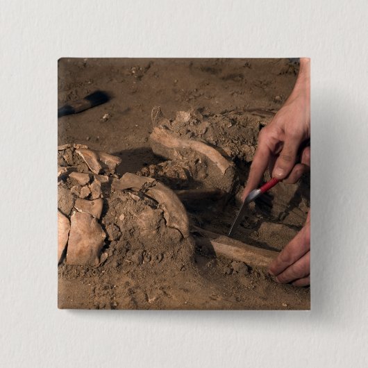 人間の遺体 缶バッジ (正面)