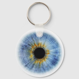人間の青い眼球 キーホルダー