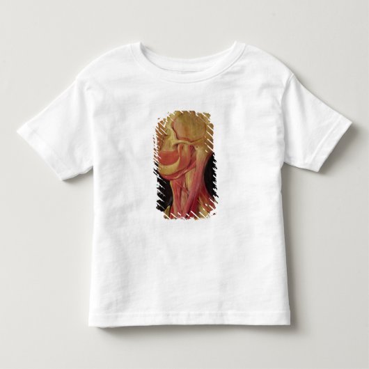 人間の頭の解剖スケッチ トドラーTシャツ (正面)
