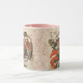 人間の頭日本のを持つ神話の鳥 マグカップ (中央)