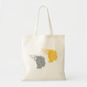 人間の頭部ギア トートバッグ (正面)