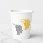 人間の頭部ギア 紙コップ (正面)