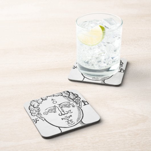 人間の頭、警察官の惑星の位置 コースター (右側)