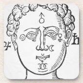 人間の頭、警察官の惑星の位置 コースター (正面)