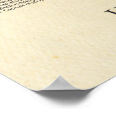 人間の骨格解剖の骨チャート男性 ポスター (角)