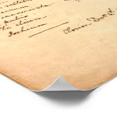 人間の骨格 ポスター (角)