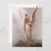 人間の魂～（天使/天使） ポストカード (正面/裏面)