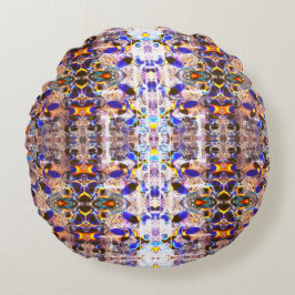 人間の魚の調和3 ラウンドクッション