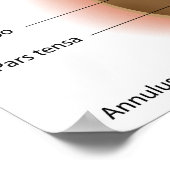 人間の鼓膜解剖学ポスター ポスター (角)