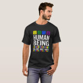 人間の100%の色はLGBTのオーガニックプライドを変える可能性がある Tシャツ (正面フル)