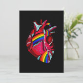 人間のLGBTの旗 ゲイプライド月間 トランスジェンダー 招待状 (スタンド正面)