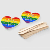 人間のLGBTQプライド月 ハンドファン (組立なし)