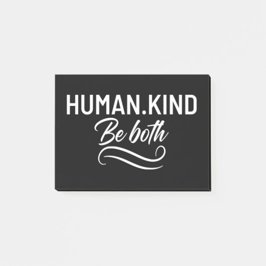 人間は両方ともある ポストイット (正面)