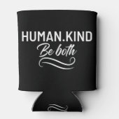 人間は両方ともある 缶クーラー (裏面)