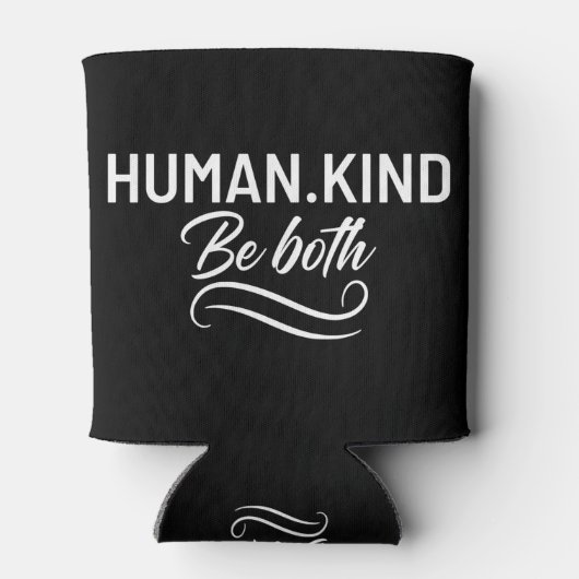 人間は両方ともある 缶クーラー (裏面)