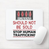 人間は人身売買で売らストップれてはいけない マウスパッド (マウス)