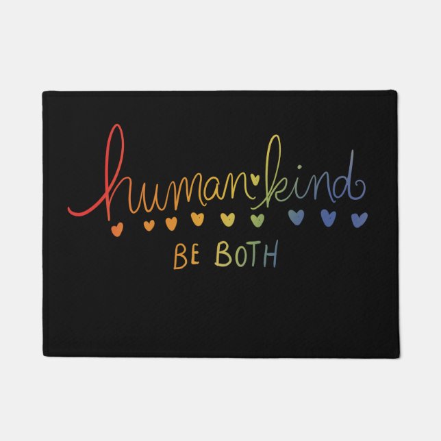 人間は人間と同じ人間である ドアマット (正面)