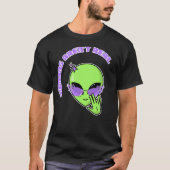 人間は実在ない Tシャツ (正面)