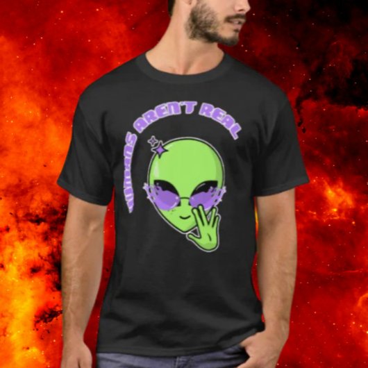 人間は実在ない Tシャツ